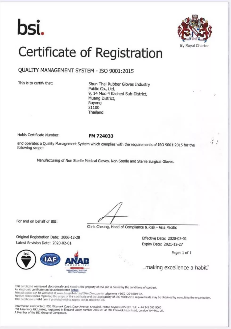 Pure Gloves Nitrile Examination Gloves